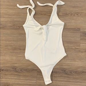 White summer body suit